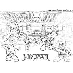 Dessin à colorier: Ninjago (Dessins Animés) #24038 - Coloriages à Imprimer Gratuits