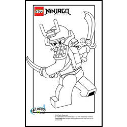 Dessin à colorier: Ninjago (Dessins Animés) #24051 - Coloriages à Imprimer Gratuits