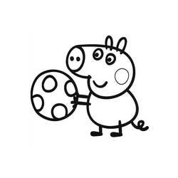 Dessin à colorier: Peppa Pig (Dessins Animés) #43914 - Coloriages à Imprimer Gratuits
