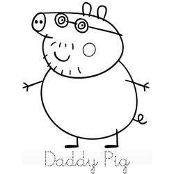 Dessin à colorier: Peppa Pig (Dessins Animés) #43928 - Coloriages à Imprimer Gratuits