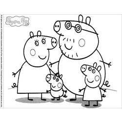 Dessin à colorier: Peppa Pig (Dessins Animés) #43938 - Coloriages à Imprimer Gratuits