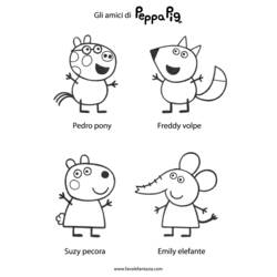 Dessin à colorier: Peppa Pig (Dessins Animés) #43943 - Coloriages à Imprimer Gratuits