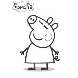 Dessin à colorier: Peppa Pig (Dessins Animés) #43946 - Coloriages à Imprimer Gratuits