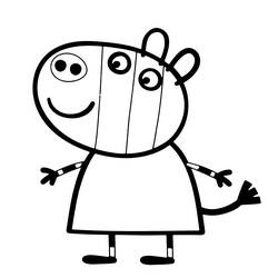 Dessin à colorier: Peppa Pig (Dessins Animés) #43956 - Coloriages à Imprimer Gratuits