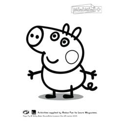 Dessin à colorier: Peppa Pig (Dessins Animés) #43958 - Coloriages à Imprimer Gratuits