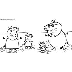 Dessin à colorier: Peppa Pig (Dessins Animés) #43962 - Coloriages à Imprimer Gratuits