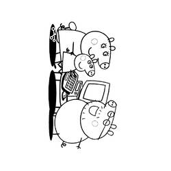 Dessin à colorier: Peppa Pig (Dessins Animés) #43986 - Coloriages à Imprimer Gratuits