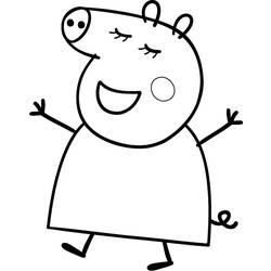 Dessin à colorier: Peppa Pig (Dessins Animés) #43993 - Coloriages à Imprimer Gratuits