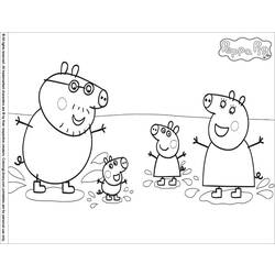 Dessin à colorier: Peppa Pig (Dessins Animés) #44021 - Coloriages à Imprimer Gratuits