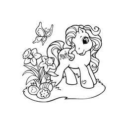 Dessin à colorier: Petit Poney (Dessins Animés) #42046 - Coloriages à Imprimer Gratuits
