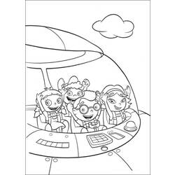 Dessin à colorier: Petits Einstein (Dessins Animés) #45709 - Coloriages à Imprimer Gratuits