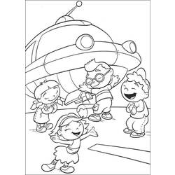 Dessin à colorier: Petits Einstein (Dessins Animés) #45714 - Coloriages à Imprimer Gratuits