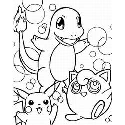 Dessin à colorier: Pokemon (Dessins Animés) #24642 - Coloriages à Imprimer Gratuits