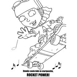 Dessin à colorier: Rocket Power (Dessins Animés) #52241 - Coloriages à Imprimer Gratuits