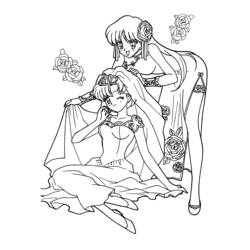 Dessin à colorier: Sailor Moon (Dessins Animés) #50232 - Coloriages à Imprimer Gratuits