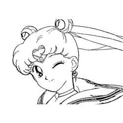 Dessin à colorier: Sailor Moon (Dessins Animés) #50266 - Coloriages à Imprimer Gratuits