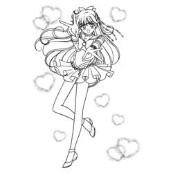 Dessin à colorier: Sailor Moon (Dessins Animés) #50292 - Coloriages à Imprimer Gratuits
