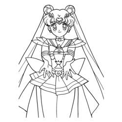Dessin à colorier: Sailor Moon (Dessins Animés) #50299 - Coloriages à Imprimer Gratuits