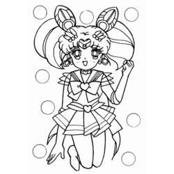 Dessin à colorier: Sailor Moon (Dessins Animés) #50317 - Coloriages à Imprimer Gratuits