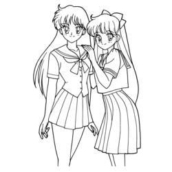 Dessin à colorier: Sailor Moon (Dessins Animés) #50319 - Coloriages à Imprimer Gratuits