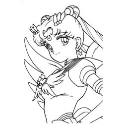 Dessin à colorier: Sailor Moon (Dessins Animés) #50330 - Coloriages à Imprimer Gratuits