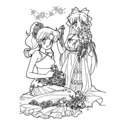 Dessin à colorier: Sailor Moon (Dessins Animés) #50335 - Coloriages à Imprimer Gratuits