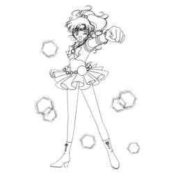 Dessin à colorier: Sailor Moon (Dessins Animés) #50345 - Coloriages à Imprimer Gratuits
