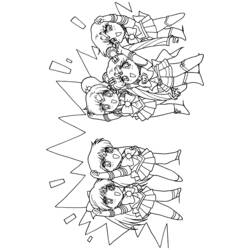 Dessin à colorier: Sailor Moon (Dessins Animés) #50357 - Coloriages à Imprimer Gratuits