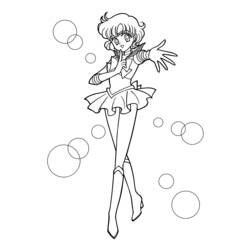 Dessin à colorier: Sailor Moon (Dessins Animés) #50444 - Coloriages à Imprimer Gratuits