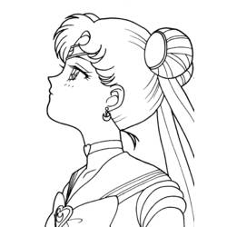 Dessin à colorier: Sailor Moon (Dessins Animés) #50449 - Coloriages à Imprimer Gratuits