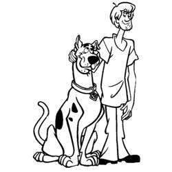 Dessin à colorier: Scooby doo (Dessins Animés) #31313 - Coloriages à Imprimer Gratuits