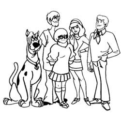 Dessin à colorier: Scooby doo (Dessins Animés) #31319 - Coloriages à Imprimer Gratuits