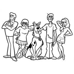 Dessin à colorier: Scooby doo (Dessins Animés) #31373 - Coloriages à Imprimer Gratuits