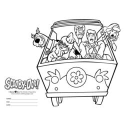 Dessin à colorier: Scooby doo (Dessins Animés) #31409 - Coloriages à Imprimer Gratuits