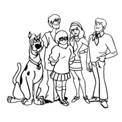 Dessin à colorier: Scooby doo (Dessins Animés) #31476 - Coloriages à Imprimer Gratuits