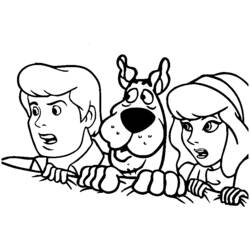 Dessin à colorier: Scooby doo (Dessins Animés) #31494 - Coloriages à Imprimer Gratuits