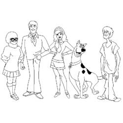 Dessin à colorier: Scooby doo (Dessins Animés) #31505 - Coloriages à Imprimer Gratuits