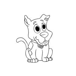 Dessin à colorier: Scooby doo (Dessins Animés) #31540 - Coloriages à Imprimer Gratuits