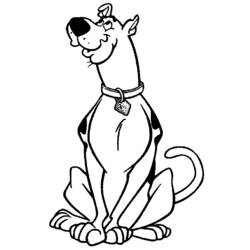Dessin à colorier: Scooby doo (Dessins Animés) #31580 - Coloriages à Imprimer Gratuits