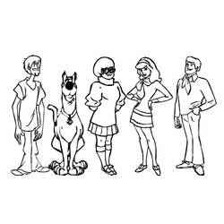 Dessin à colorier: Scooby doo (Dessins Animés) #31679 - Coloriages à Imprimer Gratuits