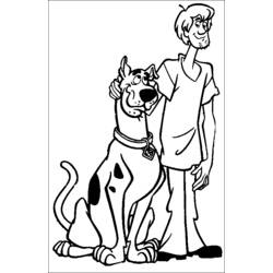 Dessin à colorier: Scooby doo (Dessins Animés) #31719 - Coloriages à Imprimer Gratuits