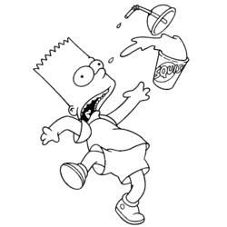 Dessin à colorier: Simpson (Dessins Animés) #23787 - Coloriages à Imprimer Gratuits