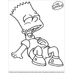 Dessin à colorier: Simpson (Dessins Animés) #23860 - Coloriages à Imprimer Gratuits