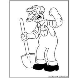 Dessin à colorier: Simpson (Dessins Animés) #23944 - Coloriages à Imprimer Gratuits