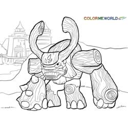 Dessin à colorier: Skylanders (Dessins Animés) #43406 - Coloriages à Imprimer Gratuits