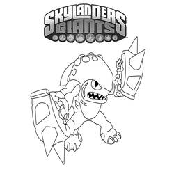 Dessin à colorier: Skylanders (Dessins Animés) #43438 - Coloriages à Imprimer Gratuits