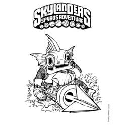 Dessin à colorier: Skylanders (Dessins Animés) #43506 - Coloriages à Imprimer Gratuits
