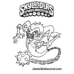 Dessin à colorier: Skylanders (Dessins Animés) #43513 - Coloriages à Imprimer Gratuits