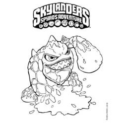 Dessin à colorier: Skylanders (Dessins Animés) #43558 - Coloriages à Imprimer Gratuits