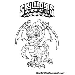 Dessin à colorier: Skylanders (Dessins Animés) #43563 - Coloriages à Imprimer Gratuits